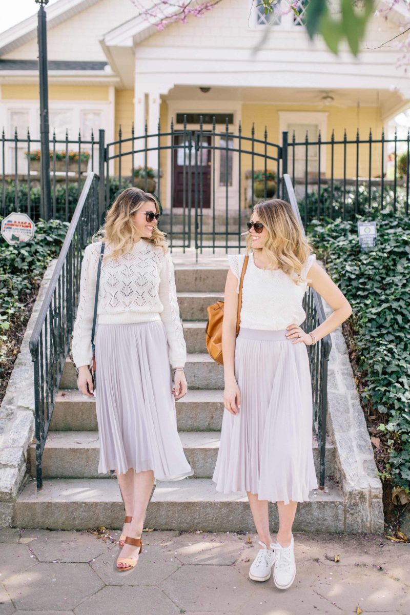 How to Wear a Pleated Skirt