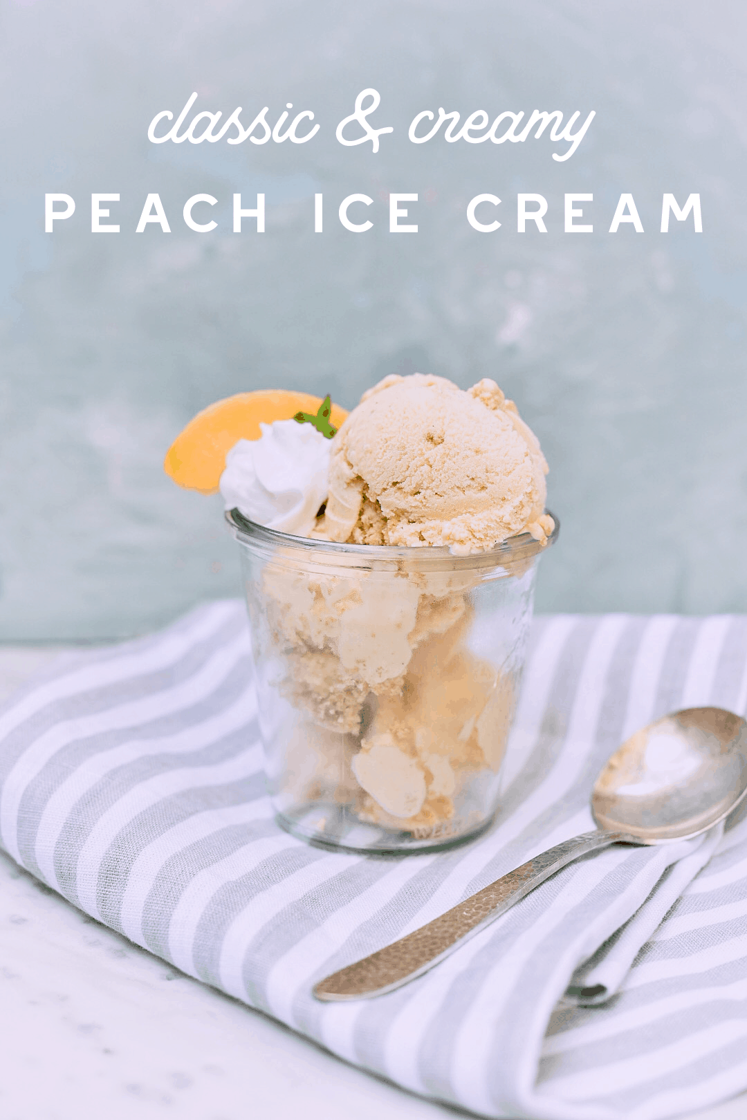 best peach ice cream