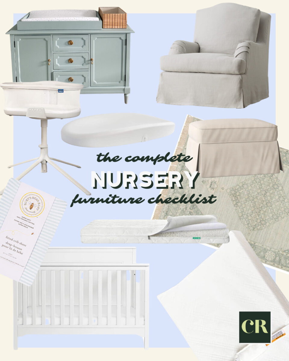 Nursery Baby Shower Registry Checklist
