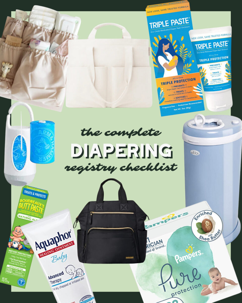 Baby Diapering Registry Checklist