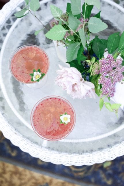 Strawberry Champagne Cocktail Recipe
