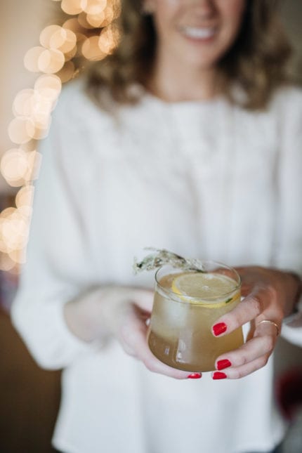 Holiday Prosecco Punch