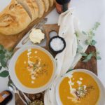 Hearty Butternut Squash and Double Tillamook Cheddar Soup