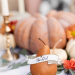 A Whimsical Heirloom Pumpkin Thanksgiving Tablescape + a Printable