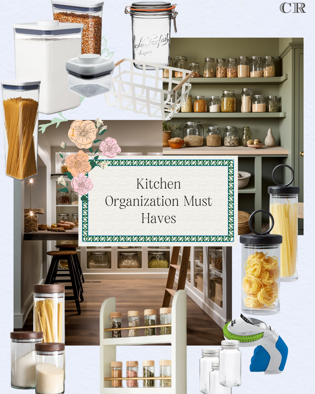 organization tips for kitchen containers