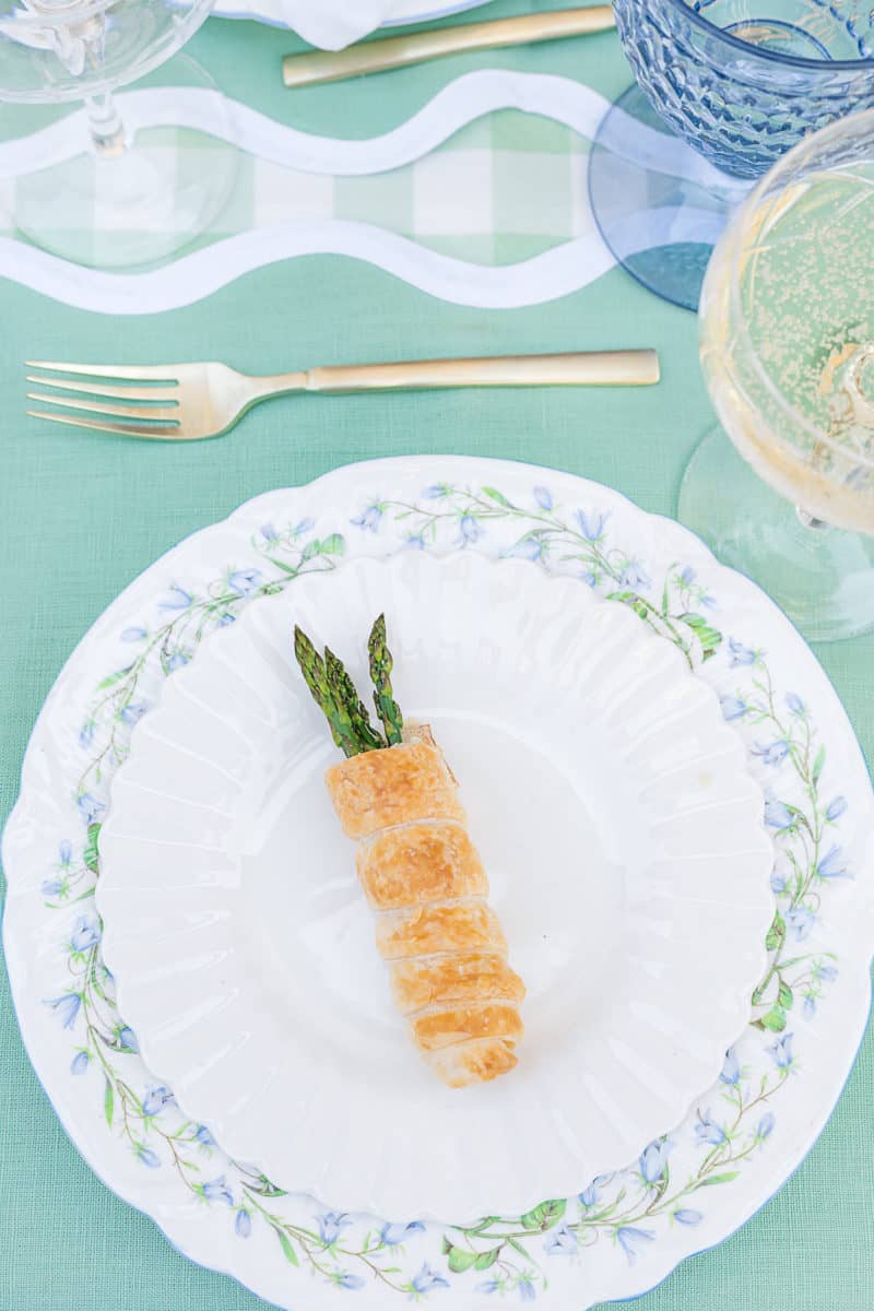 puff pastry carrots appetizer 